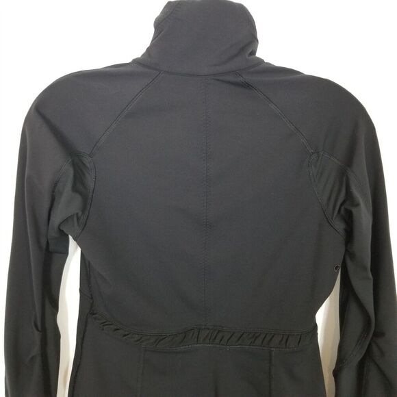 Lululemon Women  Pull Over 1/4 Side Zip Jacket Sz 6 Black Athletic Running Gym - Picture 5 of 8